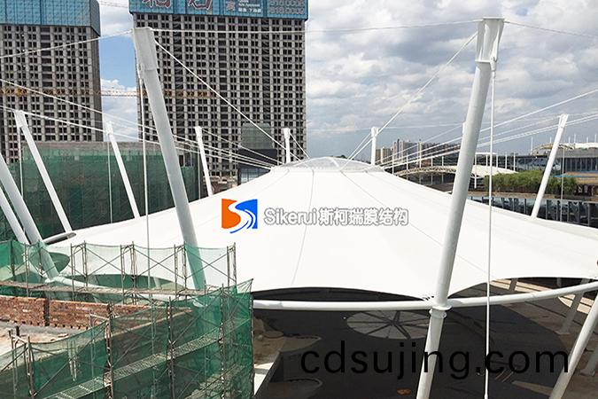 湖南崇盛(sheng)集糰商(shang)業(ye)中心(xin)膜(mo)結構(gou)(1)